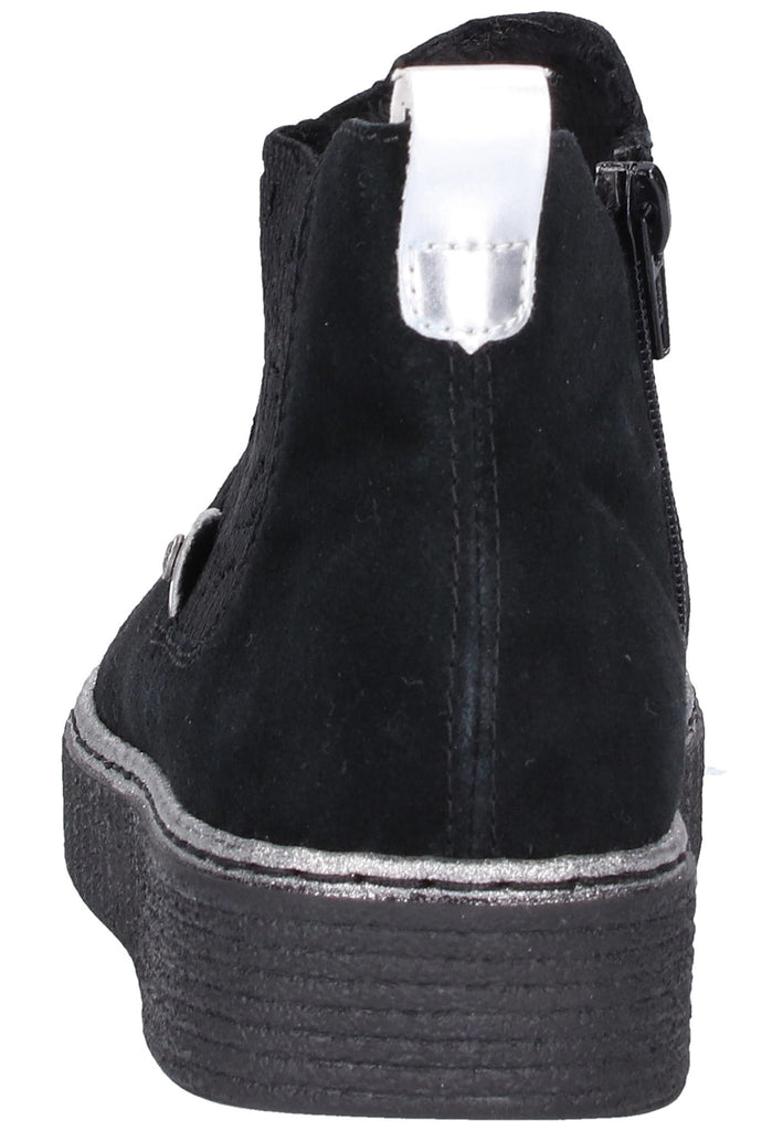 Rieker Stiefelette Leder Schwarz - surf4shoes