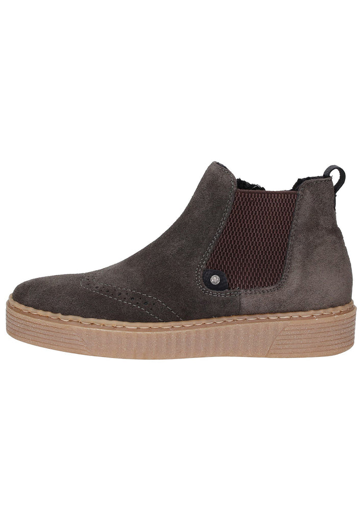 Rieker Stiefelette Leder Grau - surf4shoes