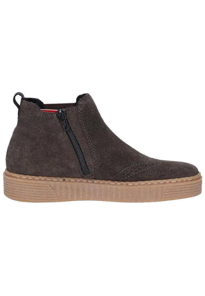 Rieker Stiefelette Leder Grau - surf4shoes