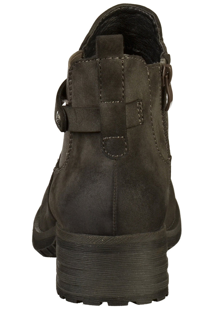 Rieker Stiefelette Lederimitat Grau - surf4shoes