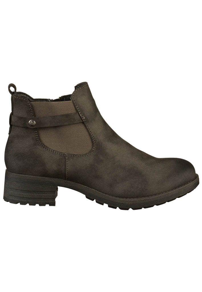 Rieker Stiefelette Lederimitat Grau - surf4shoes