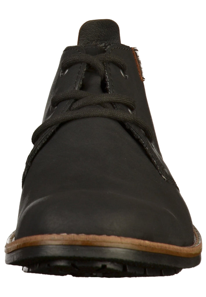 Rieker Halbschuhe Lederimitat Schwarz - surf4shoes
