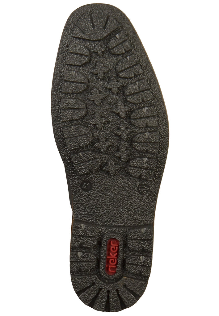 Rieker Halbschuhe Lederimitat Schwarz - surf4shoes