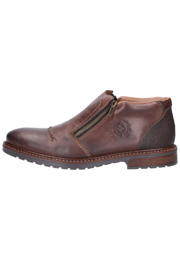 Rieker Slipper Leder Braun - surf4shoes