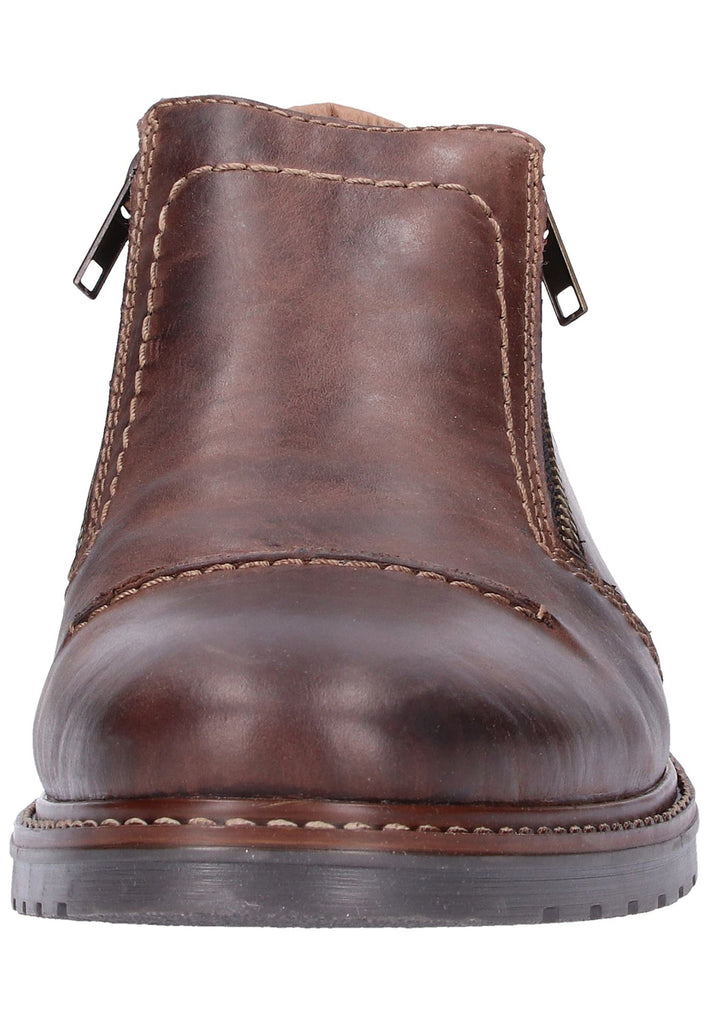 Rieker Slipper Leder Braun - surf4shoes