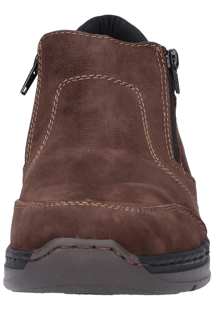 Rieker Slipper Leder Dunkelbraun - surf4shoes