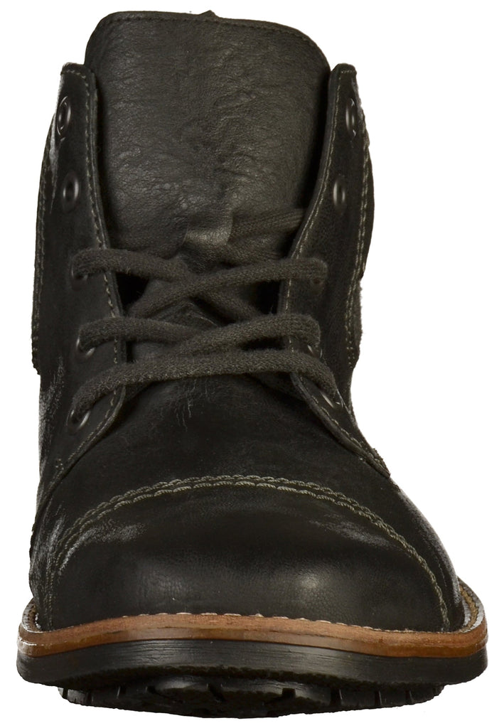 Rieker Stiefelette Leder Schwarz - surf4shoes