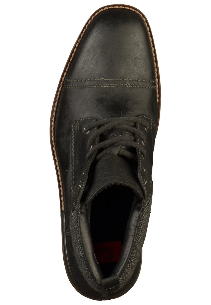 Rieker Stiefelette Leder Schwarz - surf4shoes
