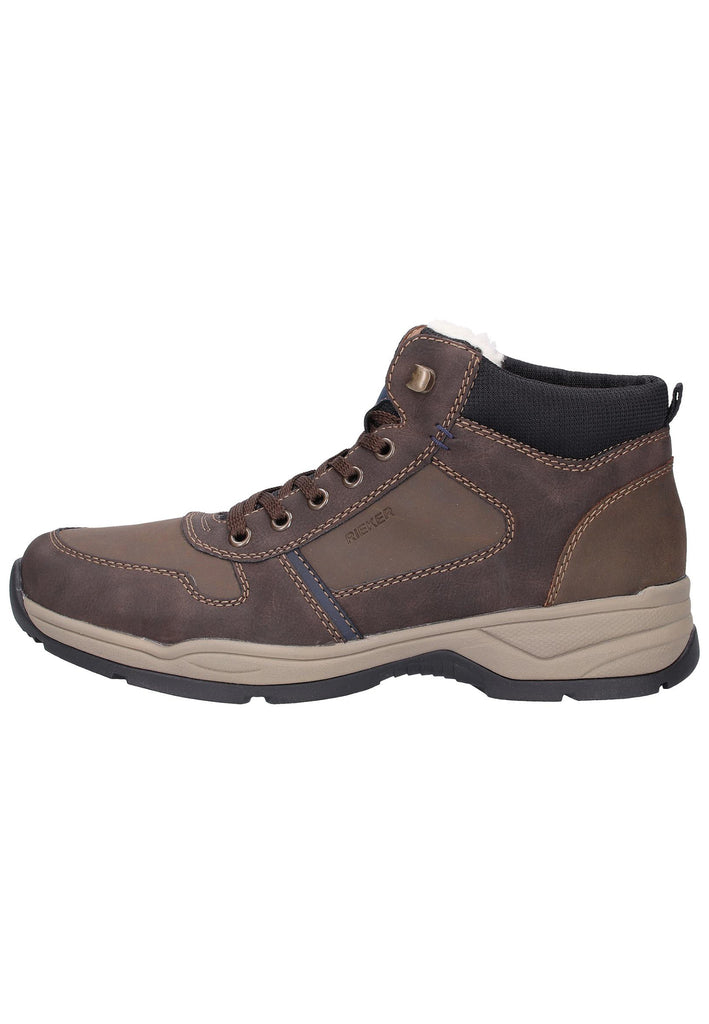 Rieker Stiefelette Leder Braun - surf4shoes
