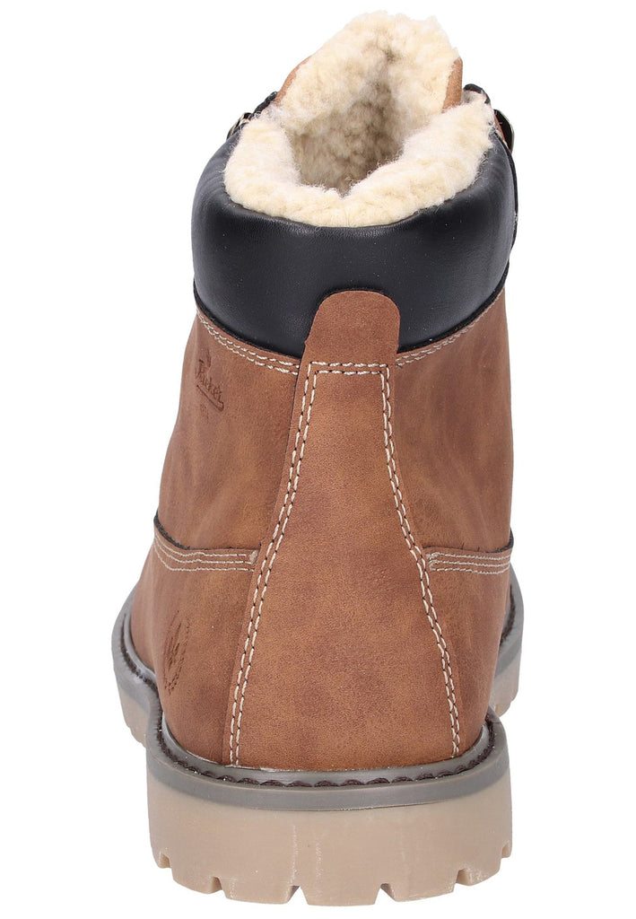 Rieker Stiefelette Lederimitat Braun - surf4shoes