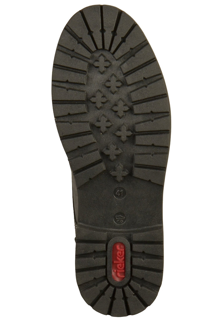 Rieker Stiefelette Lederimitat Grau - surf4shoes