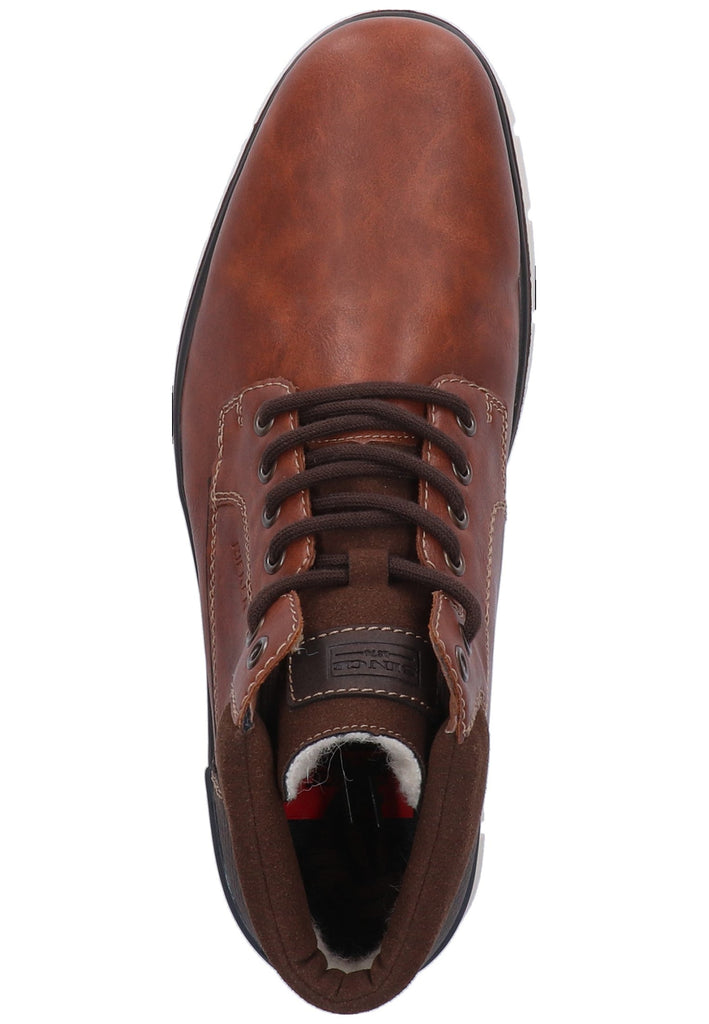 Rieker Stiefelette Lederimitat Braun - surf4shoes