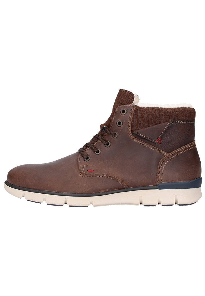 Rieker Stiefelette Leder Dunkelbraun - surf4shoes