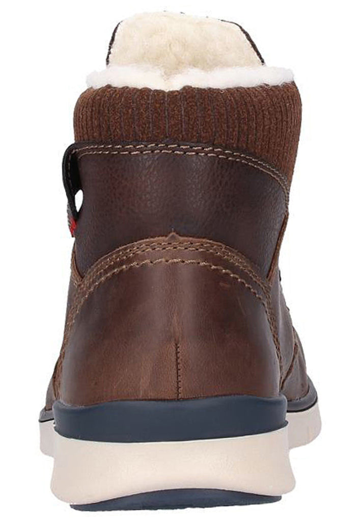 Rieker Stiefelette Leder Dunkelbraun - surf4shoes