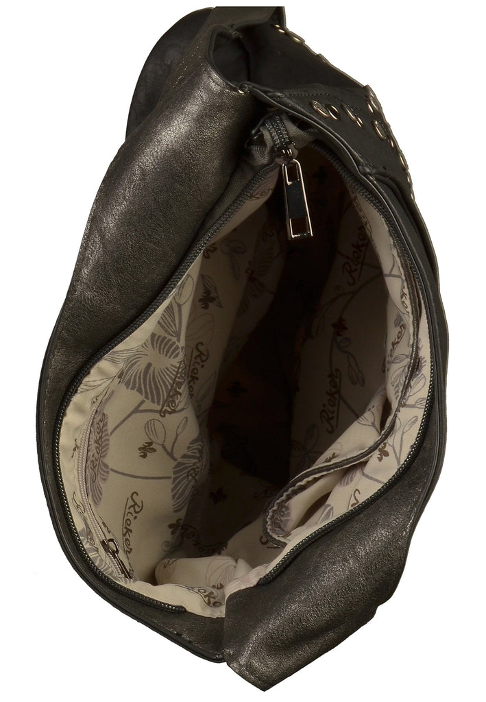 Rieker Taschen Lederimitat Schwarz - surf4shoes