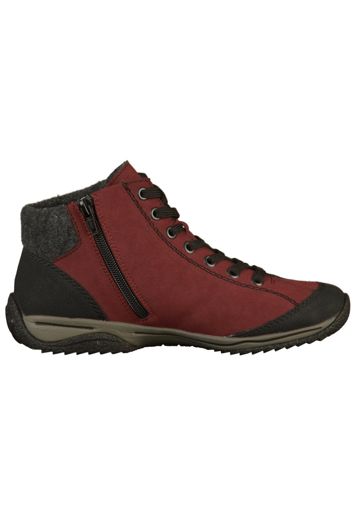 Rieker Sneaker Lederimitat Rot - surf4shoes