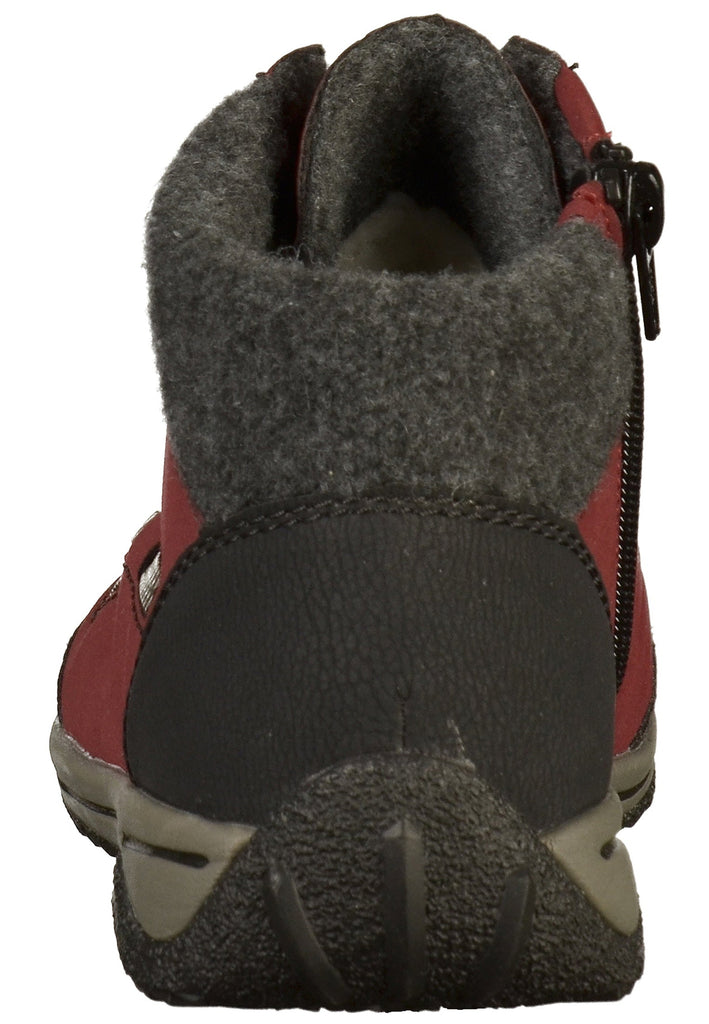 Rieker Sneaker Lederimitat Rot - surf4shoes