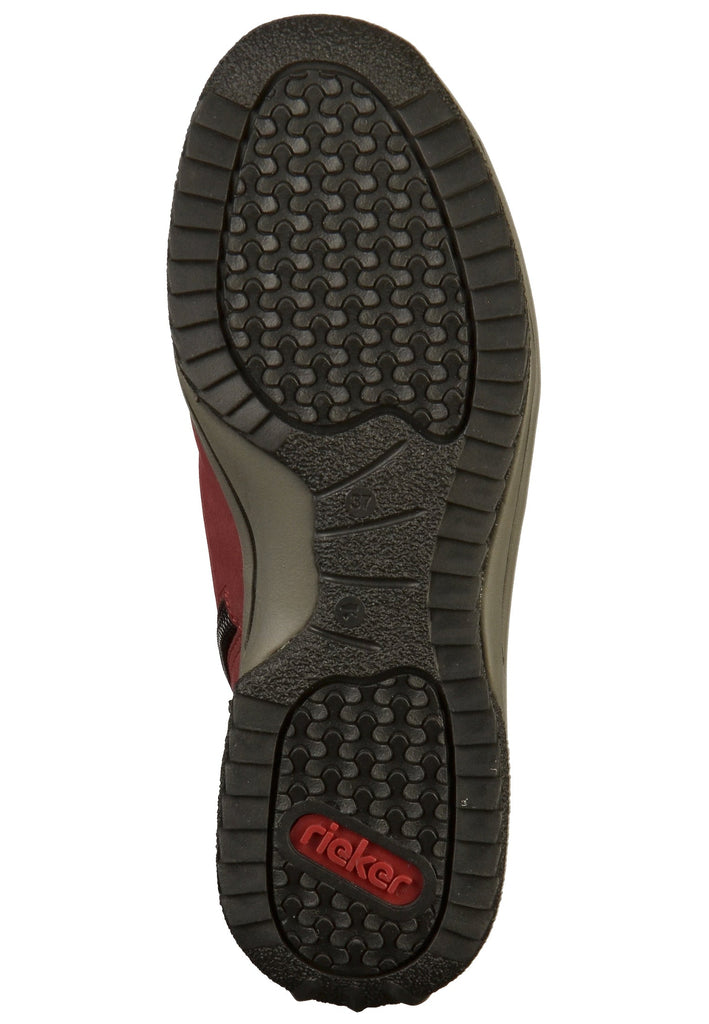 Rieker Sneaker Lederimitat Rot - surf4shoes