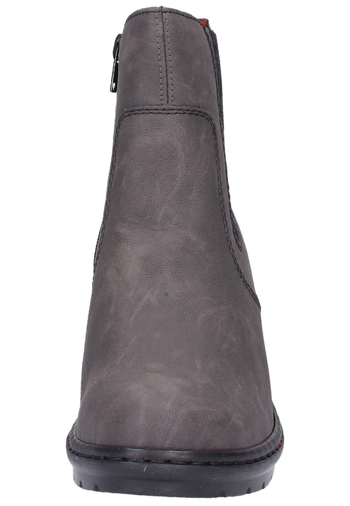Rieker Stiefelette Lederimitat Grau - surf4shoes