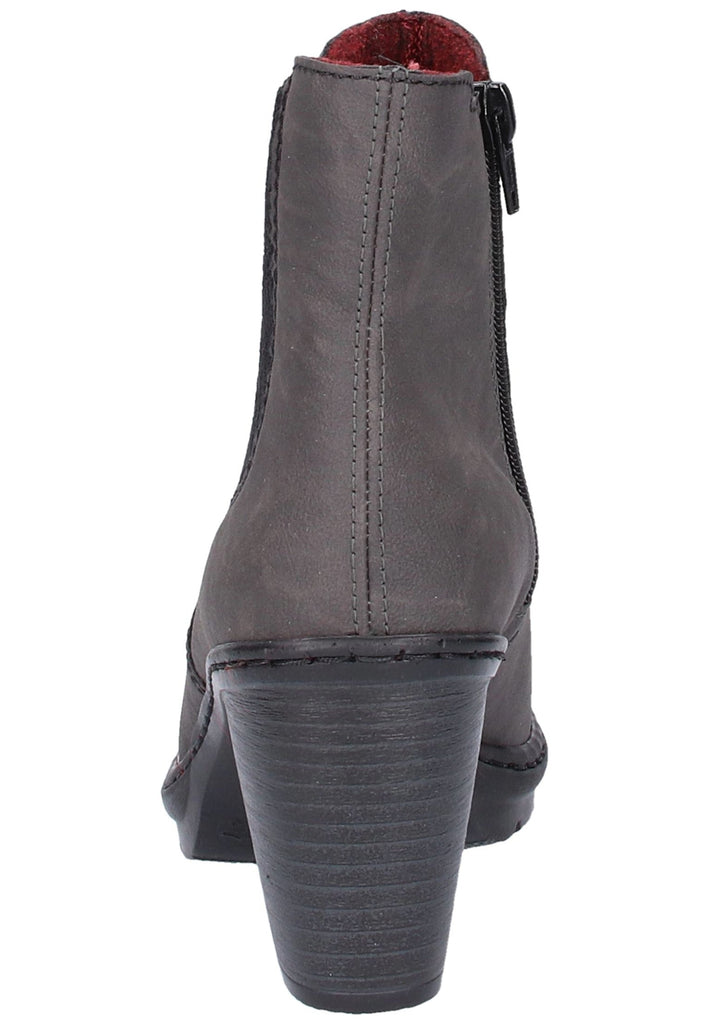 Rieker Stiefelette Lederimitat Grau - surf4shoes