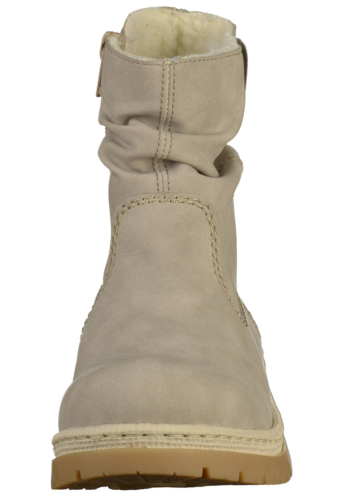 Rieker Stiefelette Lederimitat Grau - surf4shoes