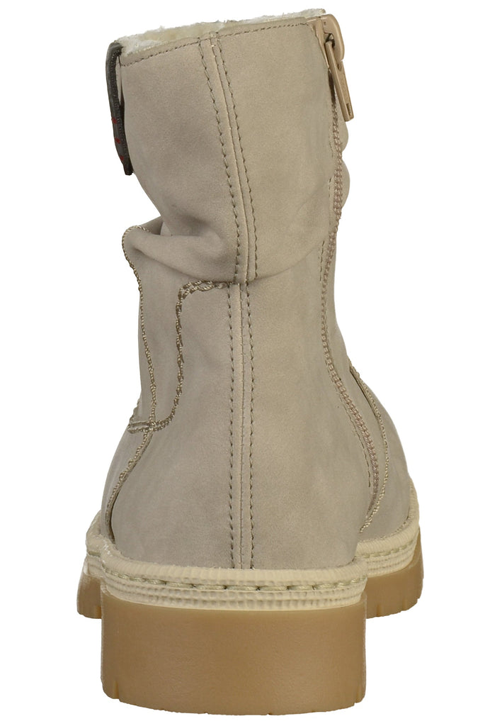 Rieker Stiefelette Lederimitat Grau - surf4shoes