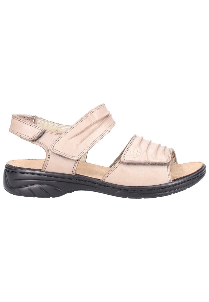 Rieker Sandalen Glattleder Grau - surf4shoes