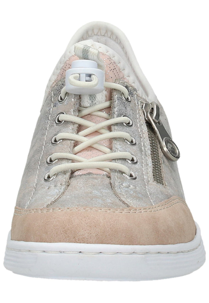 Rieker Halbschuhe Lederimitat Altrosa - surf4shoes