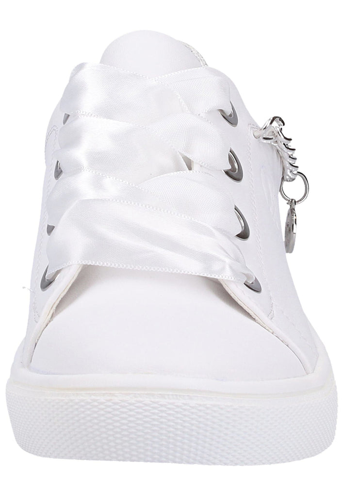 Rieker Sneaker Lederimitat Weiß/Silber - surf4shoes