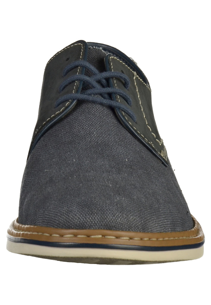 Rieker Halbschuhe Lederimitat/Textil Blau - surf4shoes