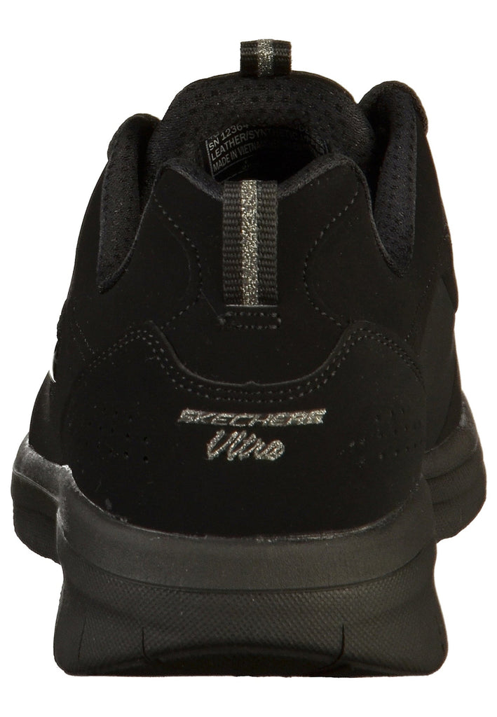Skechers Sneaker Leder Schwarz - surf4shoes
