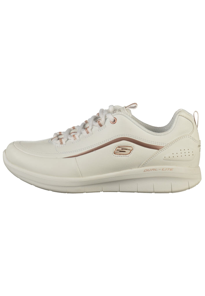Skechers Sneaker Lederimitat Weiß - surf4shoes