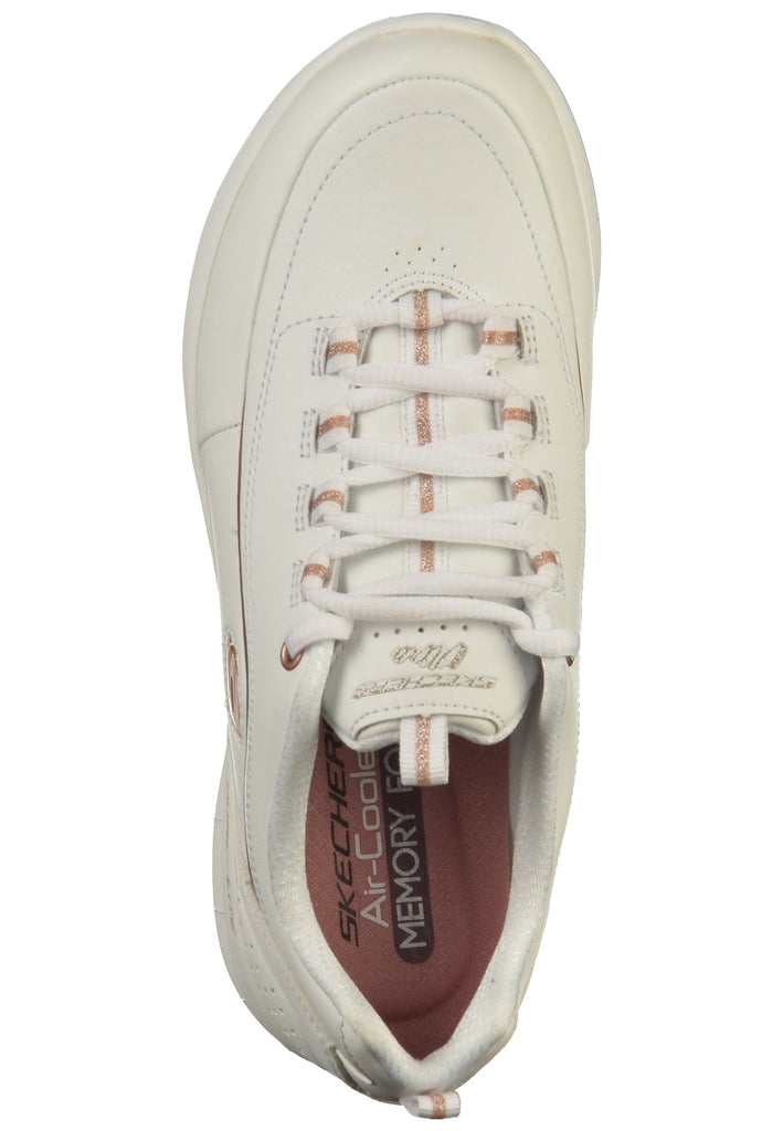 Skechers Sneaker Lederimitat Weiß - surf4shoes
