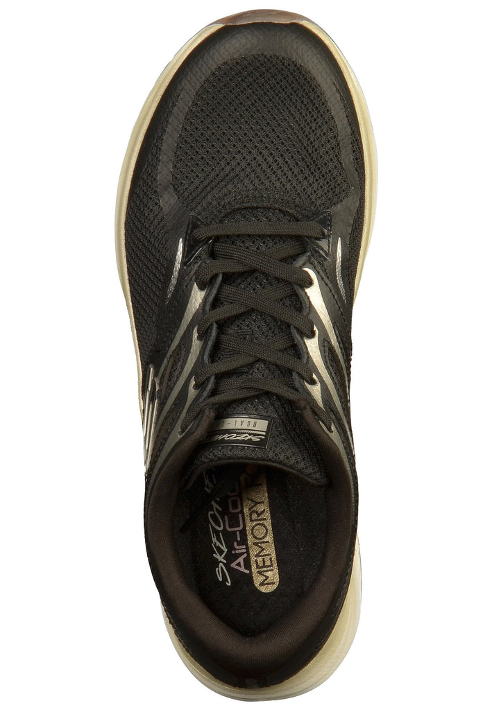 Skechers Sneaker Leder/Textil Schwarz - surf4shoes