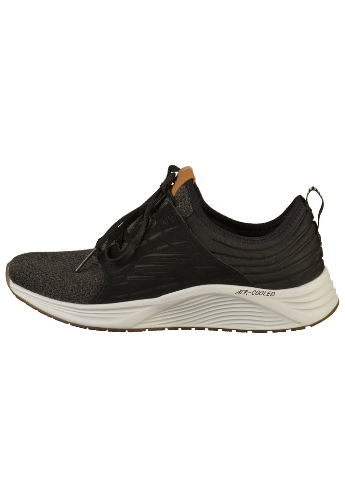 Skechers Sneaker Leder/Textil Schwarz - surf4shoes