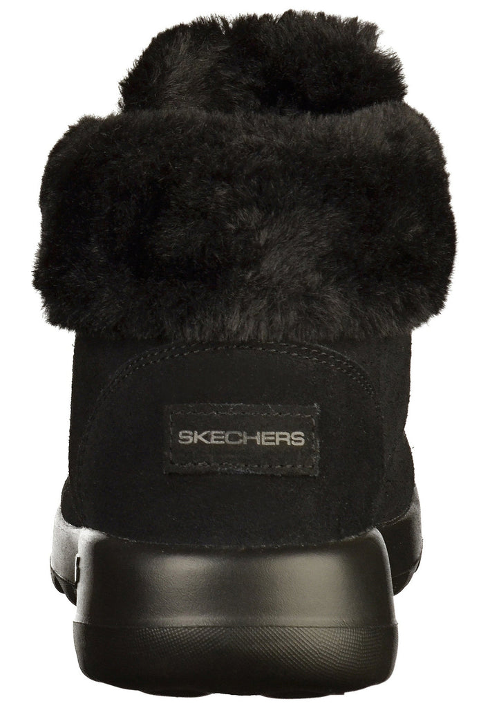 Skechers Stiefelette Leder Schwarz - surf4shoes