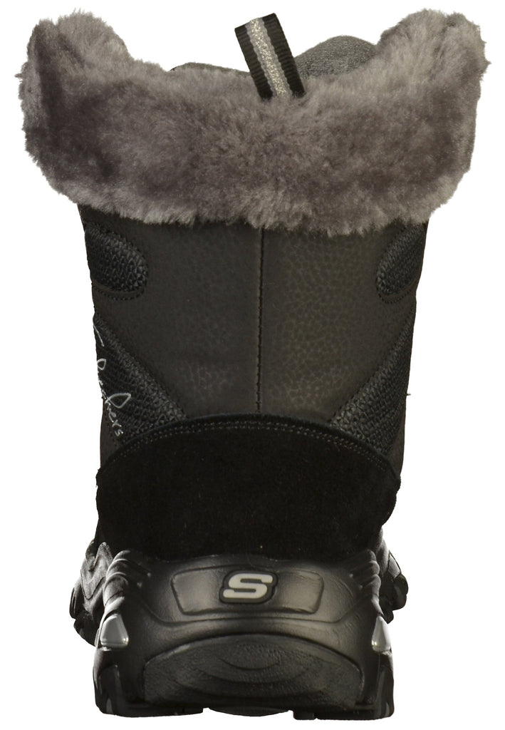 Skechers Stiefelette Lederimitat/Textil Schwarz - surf4shoes