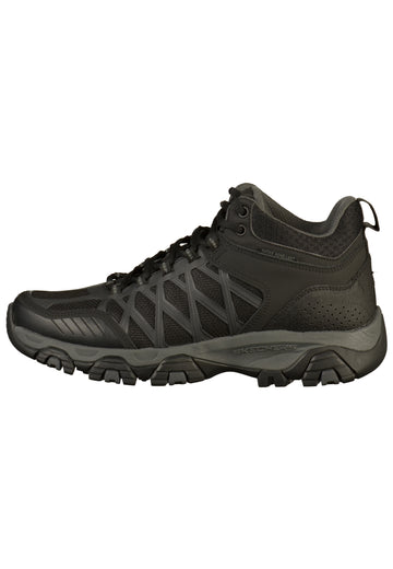 Skechers Sneaker Leder/Mesh Schwarz - surf4shoes