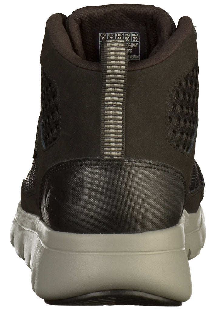 Skechers Sneaker Leder Schwarz - surf4shoes