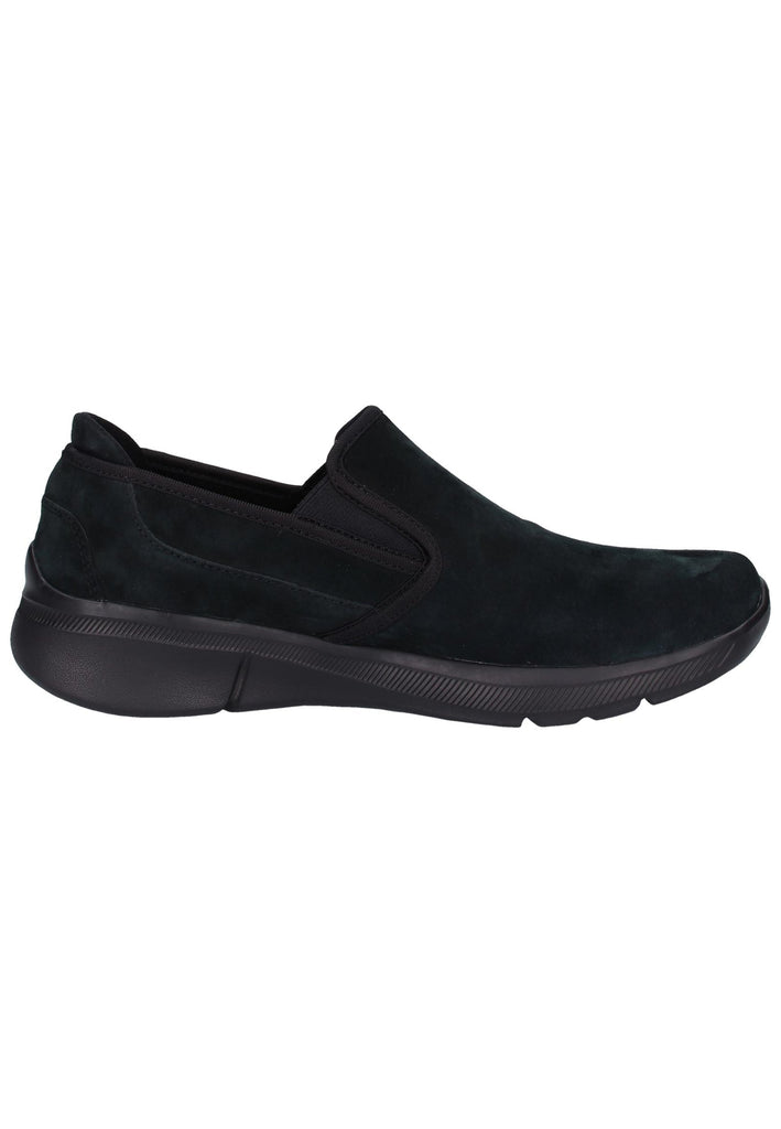 Skechers Slipper Leder Schwarz - surf4shoes