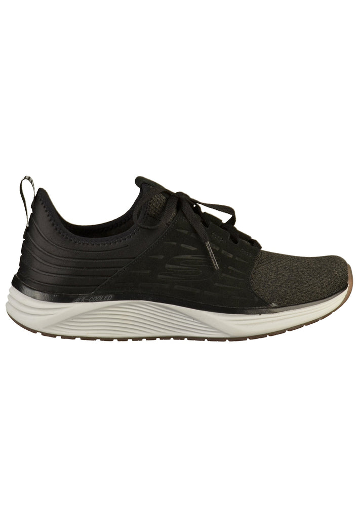 Skechers Sneaker Lederimitat/Textil Schwarz - surf4shoes