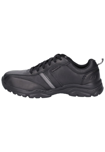 Skechers Halbschuhe Lederimitat Schwarz - surf4shoes
