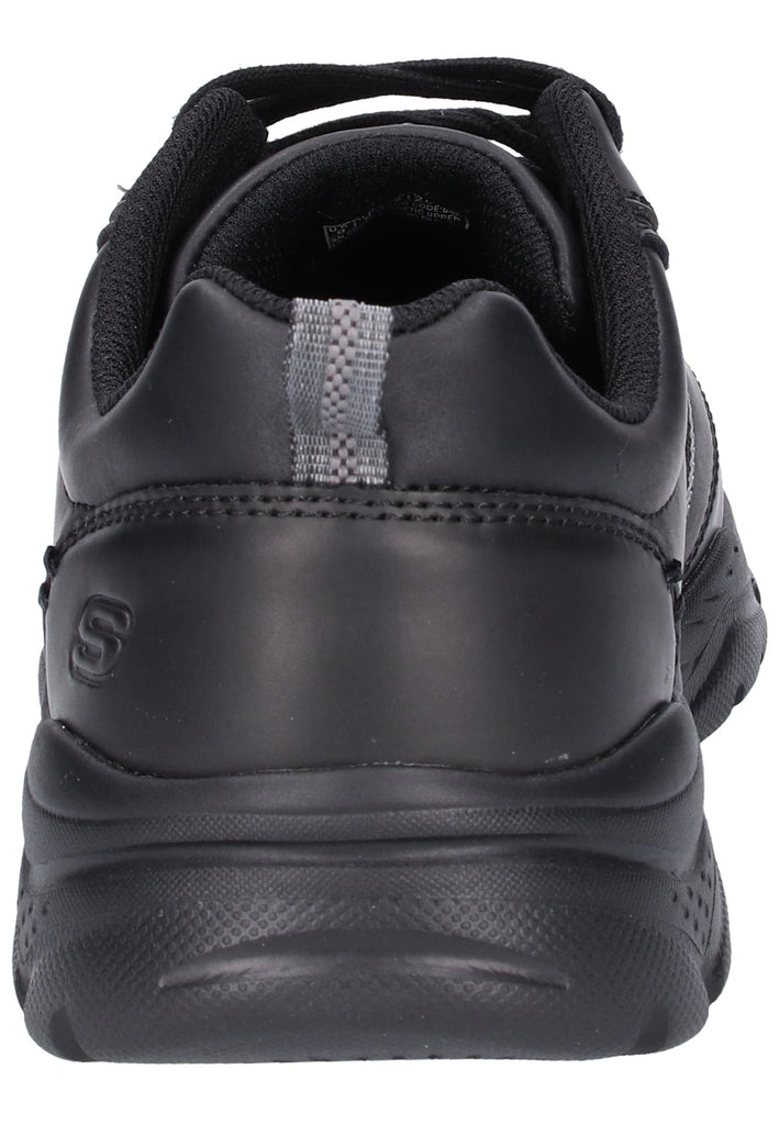 Skechers Halbschuhe Lederimitat Schwarz - surf4shoes