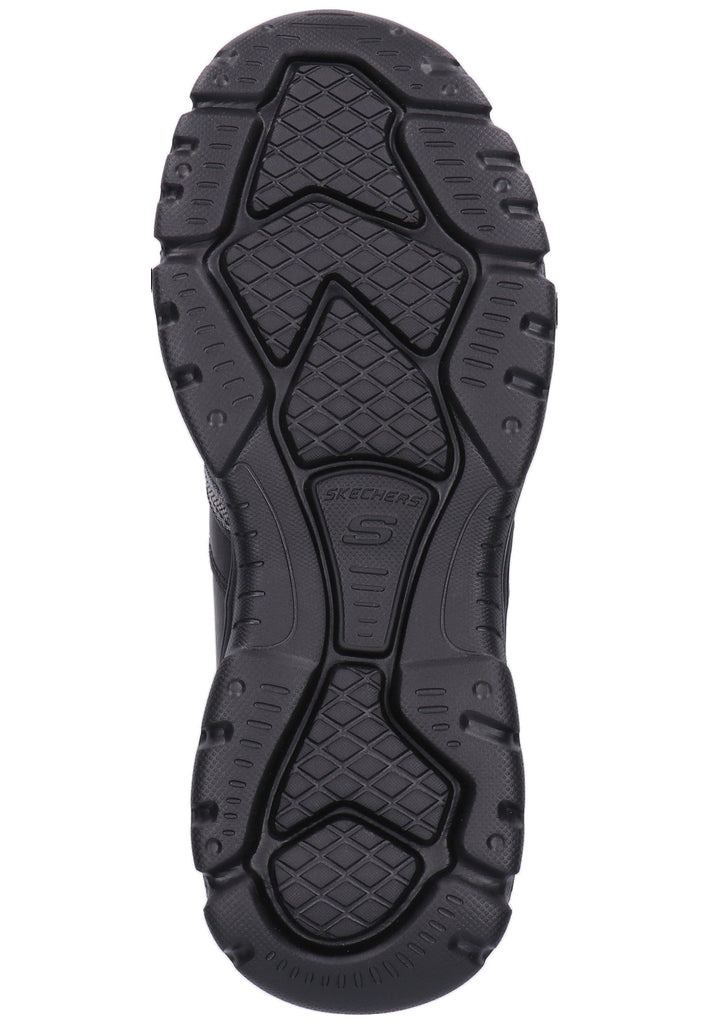 Skechers Halbschuhe Lederimitat Schwarz - surf4shoes