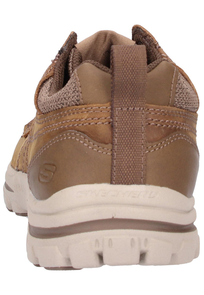 Skechers Sneaker Leder/Textil Braun - surf4shoes