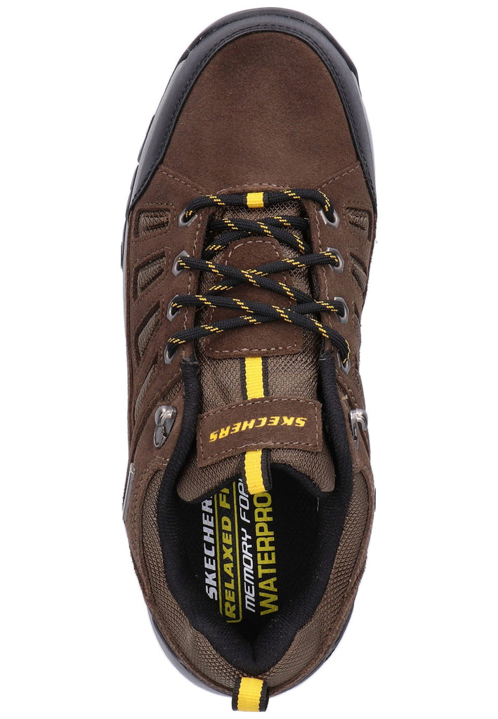 Skechers Halbschuhe Leder/Textil Khaki - surf4shoes