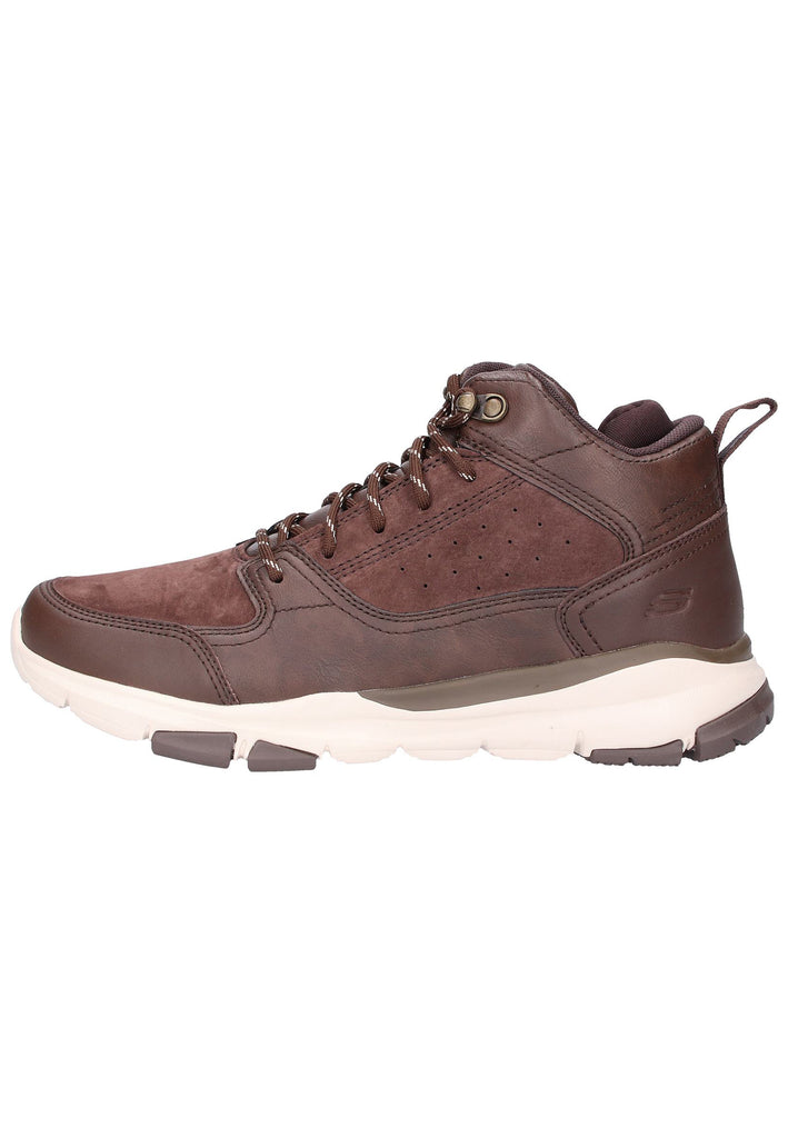 Skechers Sneaker Leder/Textil Braun - surf4shoes