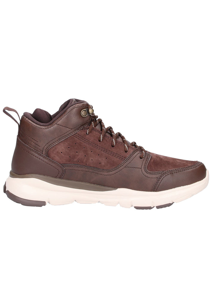 Skechers Sneaker Leder/Textil Braun - surf4shoes