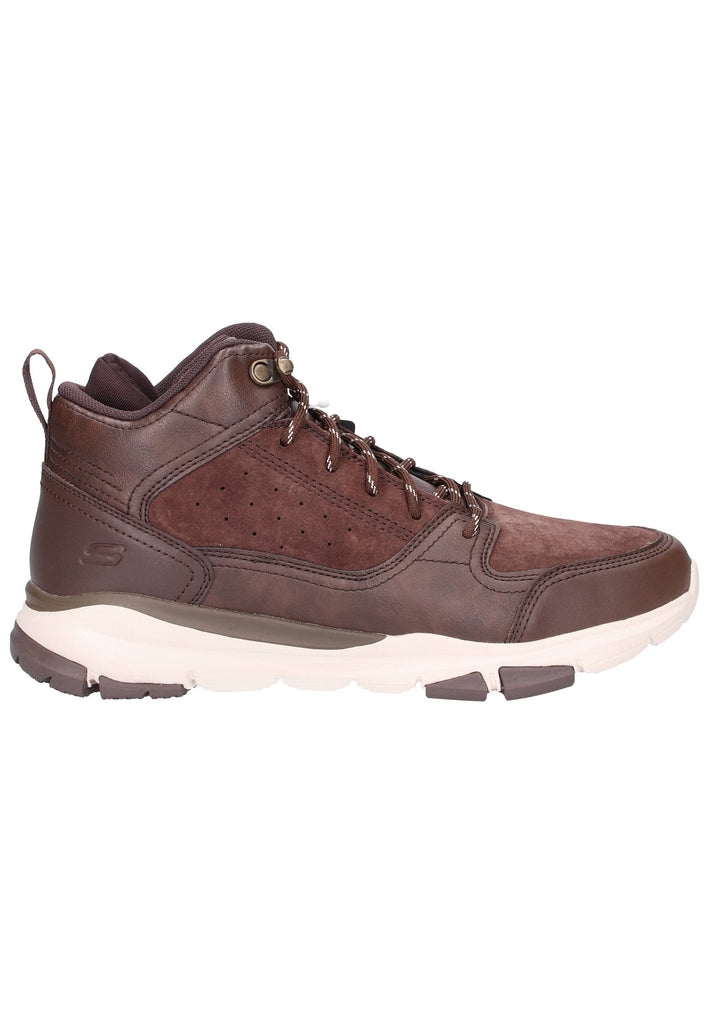 Skechers Sneaker Leder/Textil Braun - surf4shoes