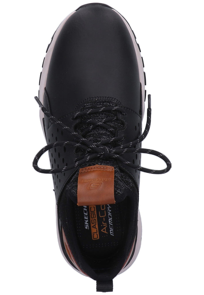 Skechers Sneaker Leder/Textil Schwarz - surf4shoes